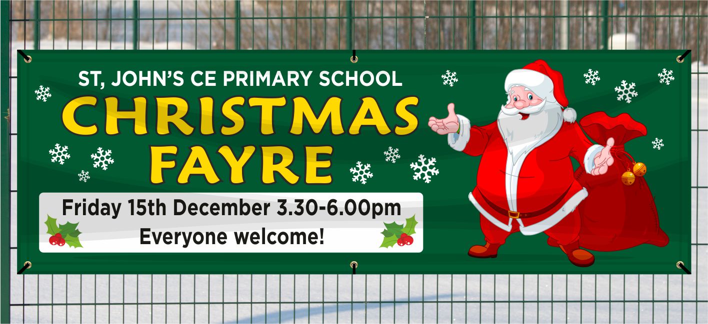 Printed School Christmas Banners